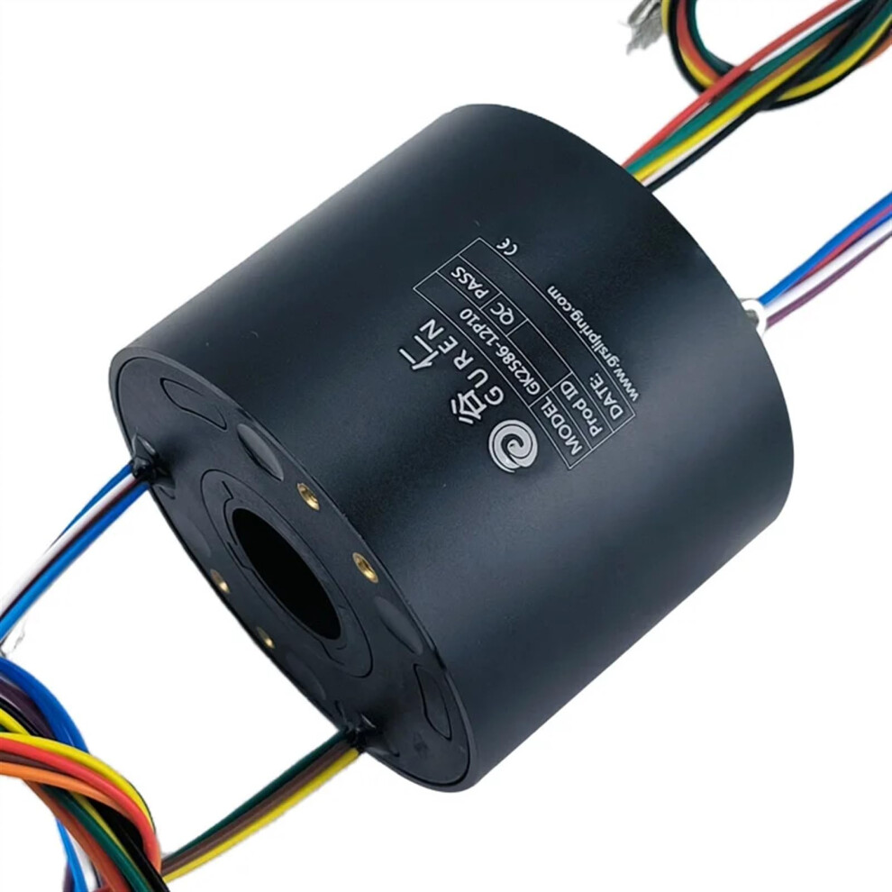 Conductive Slip Ring 360Degree Rotatable Connection Brush Throughhole Conductive Ring Collector Ring 12 Circuit Ref: 3676 9365049351911