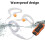 MP3 Player με ακουστικά, αδιάβροχη συσκευή μουσικής IPX8 με υδροδυναμικό σχεδιασμό, 5