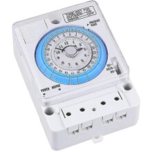 Mechanical Timer, 12vac/ Dc Time Control Switch Kitchen Timer Portable Precise Timer Time Control Switch for Outdoor