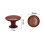 (Red bronze)16 Pieces Cabinet Door Knobs, 30mm Vintage Dresser Knobs Set 3