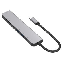 7-in-1 Docking Station Converter with HDMI and USB Ports
