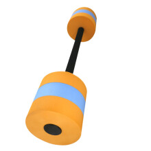 Sport water weights, compact, 75x15 cm, hand bar for swim training, orange
