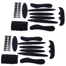 2 Pack Universal Cycling Replacement Sponge Pads Set Helmet Cushions Kit for Bike Cycling Motorcycl