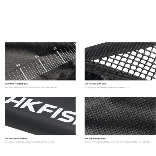 Folding Cradle Sling Fish Bag – Fish Transport Bag, black Ref: 7242 1