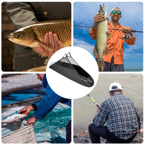 Folding Cradle Sling Fish Bag – Fish Transport Bag, black Ref: 7242 2