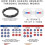 (Black Blue)Humanic+pro Maxhematie Beaded Bracelets,humanic Maxhematie Beaded Bracelets,titaniumion Therapy Bangle 4