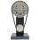 (WHITE)Steampunk Clock With Movement Gears Home Decor Rotating Gear Clock 1