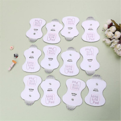 12 Pcs /set Electrode Replacement Pads for Massagers Elepuls Long Life Pad 2