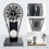 (WHITE)Steampunk Clock With Movement Gears Home Decor Rotating Gear Clock 4