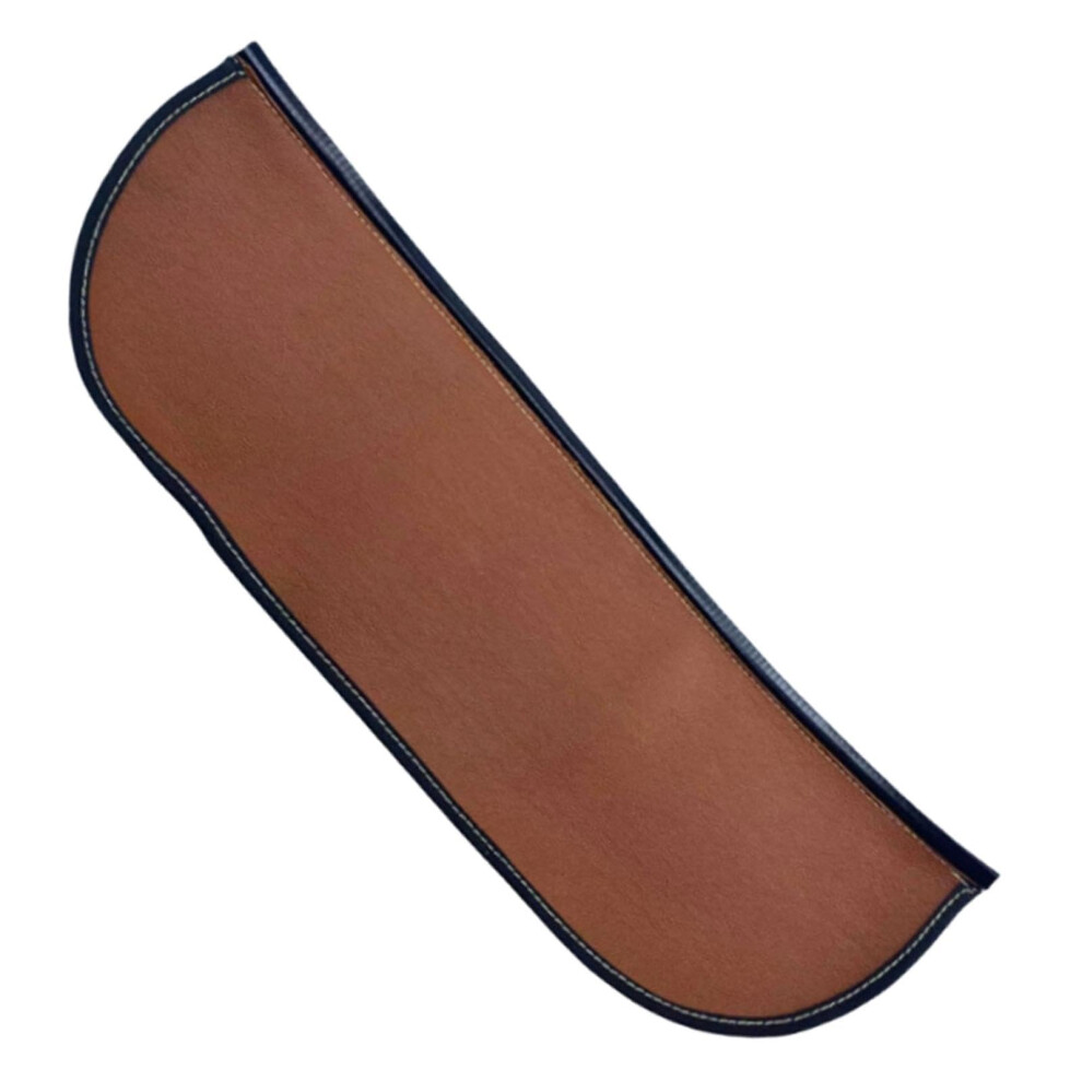 Welding Bib Neck Protection Removable Breathable, Heatresistant Neck Protection With Press Stud, Brown Ref: 8221 9365049352628