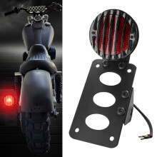 License Plate Frame for Harley Softail Sportster Bobber Chopper Honda Yamaha Kawasaki 7/8'