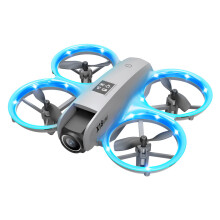 (Gray, Obstacle avoidance, dual shots) Obstacle avoidance aerial photography crossing machine dual camera lighting mini