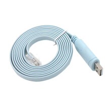 Adapter Cable Cord USB to RS232 Serial to RJ45 CAT5 Console for Routers