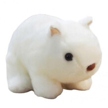 (18cm,White)Cotton Practical Plush Stuffed Wombat Toy Photograph Prop Stuffed Wombat Toy Lovely Appearance For Living Room