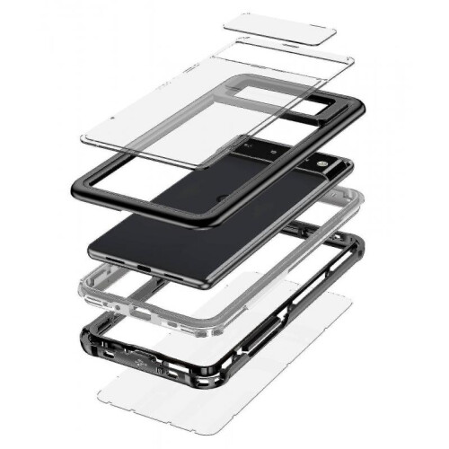 Google Pixel 6 Case Waterproof Shockproof Clear Rugged Protective , Full Body Case Slim Cover for Pixel 6 1