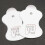 12pcs/6Pairs Replacement Electrode Pad for Omron Massagers Elepuls Long Life Pad 3