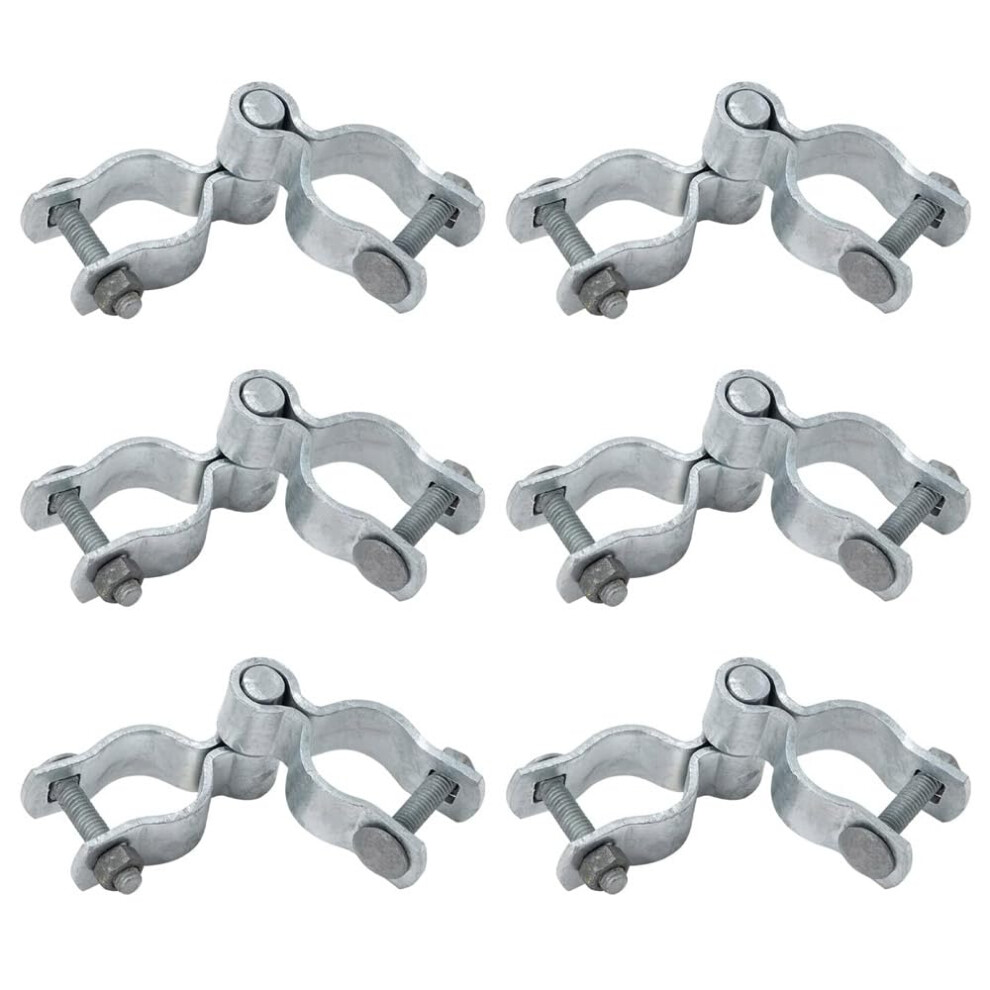 12 Pcs Galvanized Steel Hinge Kit For Chain Link Fence Gate Installation 1-3/8' 9426802931440