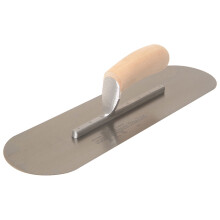 Marshalltown MSP16 Pool Trowel Carbon Steel 16" x 4.5" Shaped Wooden Handle
