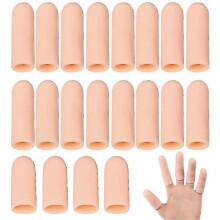 20 Pieces Finger Protection Silicone Gel Finger Cots Thumb Protection Finger