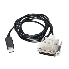 USB to D-SUB 25 PIN DB25 Male Converter Cable for Roland HEIDENHAIN Mori MAZAK CNC Programming Cable 1.8m