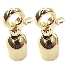 2pcs Rope Barrier End Stopper with Hook Bag Making Hardware Fitting Accessory Jikaix