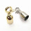 2pcs Rope Barrier End Stopper with Hook Bag Making Hardware Fitting Accessory Jikaix 2