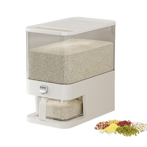 Large Rice Dispenser for Kitchen Household Storage 13Lbs Capacity