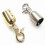 2pcs Rope Barrier End Stopper with Hook Bag Making Hardware Fitting Accessory Jikaix 4