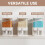 Large Rice Dispenser for Kitchen Household Storage 13Lbs Capacity 5