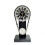 (BLACK)Steampunk Clock With Movement Gears Home Decor Rotating Gear Clock 1
