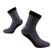 Warm Comfortable Snorkel Socks 3 mm Diving Socks for Adults Grey Prevent Scratches Keep Feet Nice Warm Size L Ref: 8827