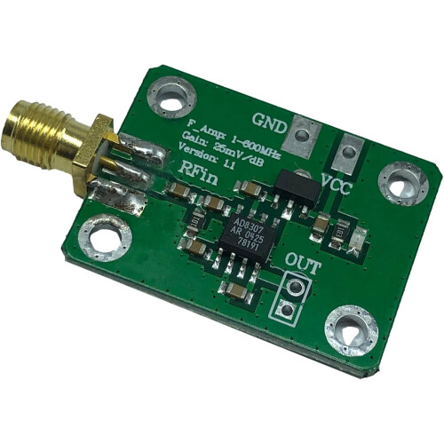 6X AD8307 RF Power Meter Logarithmic Detector Power Detection 1600 MHz RF Detector Power Meter Ref: 7406 2