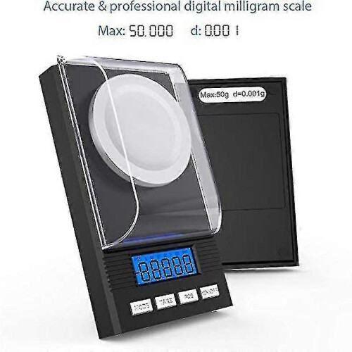 50g / 0.001g Milligram Scale, Fine Scale, Mg Scale, Milligram1pcs 2