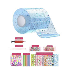 (Blue)Nano Tape Bubble Kit For Kids With Video Tutorials