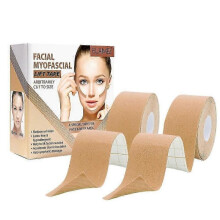 2x Kinesiology Tape for Face V Line Neck Eyes Lifting Wrinkle Remover Sticker Tape Facial Skin Care Tool Elastic Bandage 72x28x72mm New Arrival