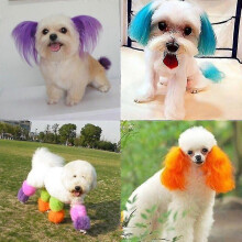 (19*16*2,Christmas Green)80g Dog Puppy Dyeing Agent Pet Dog Cat Animals Hair Coloring Vip Dog Hair Dyeing!ZZ19