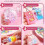 (Pink)Nano Tape Bubble Kit For Kids With Video Tutorials 5