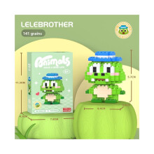 (Style8) Penguin Elephant Cute Bee Tiger Koala Panda Animal Building Blocks Toys Children