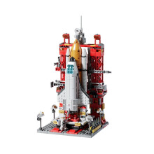 (Airship) 107-teiliges Space Shuttle, 130-teiliges Weltraumraketen-Lernpuzzle-Bausteinset