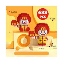 Giocattolo grafico con meccanismi di costruzione a blocchi per bambini, allenamento cerebrale, decorazioni