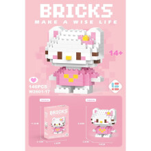 (Style8) Stitch Hello Kitty Snow White Lotso Cartoon Character Blocks Building