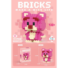 (Style32) Stitch Hello Kitty Snow White Lotso Cartoon Character Blocks Building