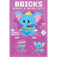 (Style23) Stitch Hello Kitty Snow White Lotso Cartoon Character Blocks Building