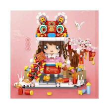 (1752) LOZ1751 Money Dodo 1752 Fu Full Tiger Tiger beauty puzzle building blocks handmade DIY boy girl surprise New Year gift
