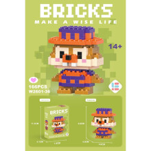 (Style27) Stitch Hello Kitty Snow White Lotso Cartoon Character Blocks Building