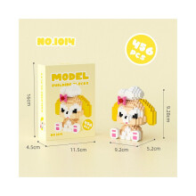 (Style4) Cartoon Character Blocks Building