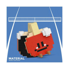 (Style1) Star Creative And Panda Table Tennis Racket Assembly Building Gift Block Toys