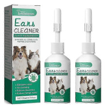 (2pcs)Ear Drops For Pets Dogs Cats Ear Wax Kills Mites Mite Clear New Arrival