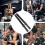 Weighted exercise rope, fullbody workout tool for home resistance building Ref: 9454 3