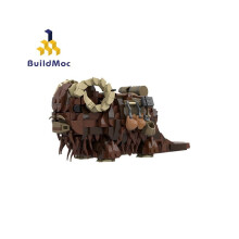 Figuras de monstruos Bantha de Tatooine, animales de la película Star Movie Animal Buildmoc
